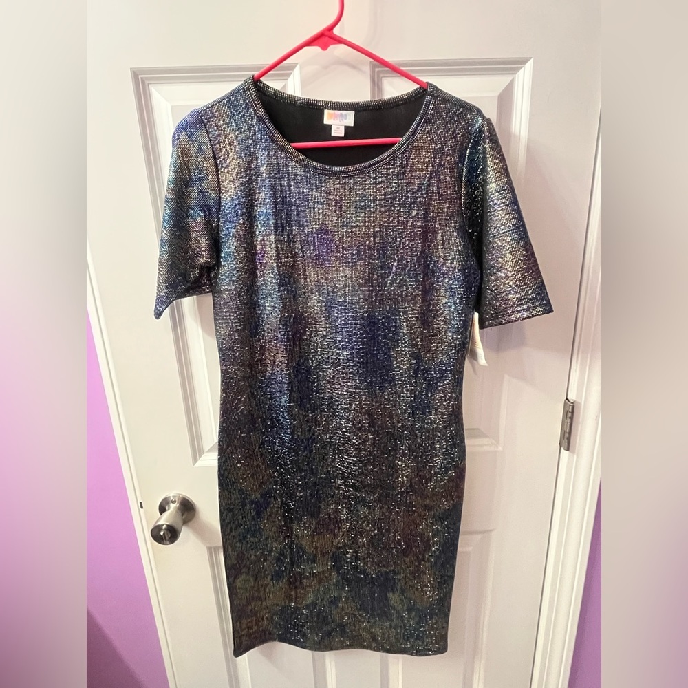 Sparkly LuLaroe Julia dress